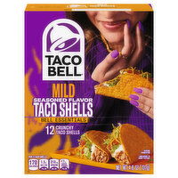 Taco Bell Mild Seasoned Flavor Taco Shells - 4.8 Ounce