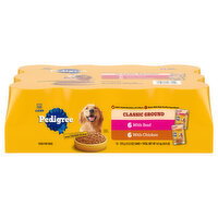 Pedigree Classic Ground with Beef/with Chicken Food for Dogs - 12 Each