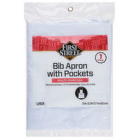 First Street Bib Apron, Multi-Purpose - 1 Each