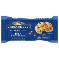 Ghirardelli Chocolate Chips, Milk - 11.5 Ounce