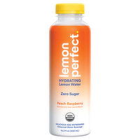 Lemon Perfect Lemon Water, Zero Sugar, Peach Raspberry, Hydrating - 15.2 Fluid ounce