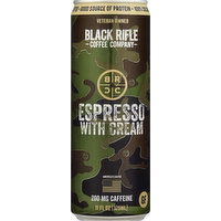 Black Rifle Coffee, Espresso with Cream, 11 Ounce