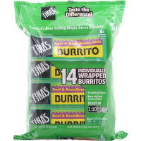 Tina's Burritos, Beef & Bean/Grill Chili, 14 Pack - 14 Each