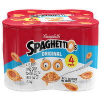 SpaghettiOs Pasta, Original, 4 Pack, 63.2 Ounce