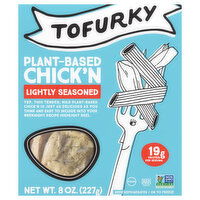 Tofurky Chick'n, Lightly Seasoned, Plant-Based - 8 Ounce