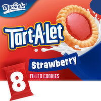 Marinela Tart-A-Let Strawberry Tart Filled Cookies - 8 Each