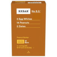 Rxbar Bars, Peanut Butter - 12 Each