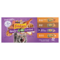 Friskies Cat Food, Poultry, Pate Favorites - 32 Each