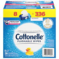 Cottonelle Wipes, Flushable - 8 Each