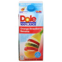 Dole 100% Juice, Orange Strawberry Banana, 59 Ounce