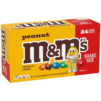 M&M'S M&M's King Size Peanut Chocolate Candy Bulk Box, 24 ct, 78.48 Ounce