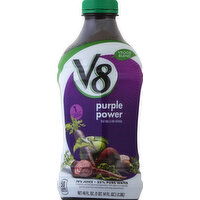 V8 Vegetable & Fruit Beverage, Purple Power - 46 Ounce