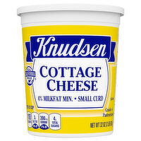 Knudsen Cottage Cheese, 4% Milkfat Min, Small Curd - 32 Ounce