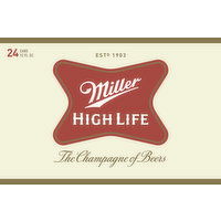 Miller Beer, High Life - 24 Each