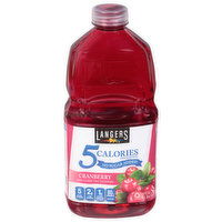 Langers Juice Cocktail, No Sugar Added, Cranberry - 64 Fluid ounce