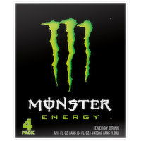 Monster Energy - Monster Drink, 4 Pack, 64 Ounce