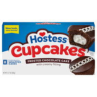 Hostess Cupcakes, with Creamy Filling, Frosted Chocolate Cake - 8 Each