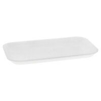 8.38 x 4.5 x 0.63 White Trays - 125 Each