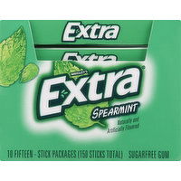 Extra Gum, Sugarfree, Spearmint - 15 Each