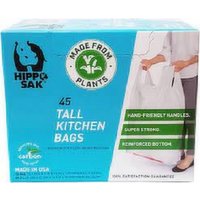 Hippo Sak Handle Trash Bag 13 Gal, 45 Each