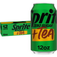 Sprite Zero Sugar Lemon-Lime Tea Soda Cans - 12 Fluid ounce