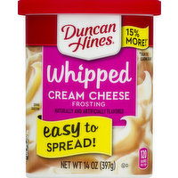 Duncan Hines Frosting, Cream Cheese, Whipped