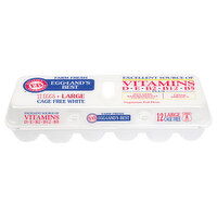Eggland's Best White Cage Free Large Eggs - 12 Each