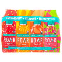 Roar Enhanced Beverage, Assorted, Organic - 12 Each