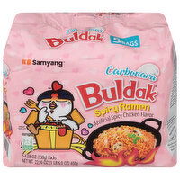 Samyang Ramen, Stir-Fried, Carbonara - 5 Each