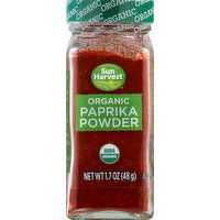 Sun Harvest Paprika Powder, Organic - 1.7 Ounce