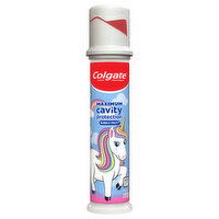 Colgate Cavity Protection Toothpaste Pump with Fluoride, ADA Accepted, Ages 6+, Bubble Fruit, - 4.4 Ounce