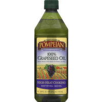 Pompeian Oil, 100% Grapeseed - 24 Ounce