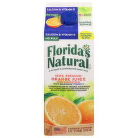 Florida's Natural Orange Juice, 100% Premium, No Pulp - 52 Fluid ounce