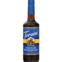 Torani Syrup, Sugar Free, Chocolate Macadamia Nut - 750 Millilitre