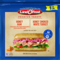 Land O'Frost Premium Variety Honey Ham & Turkey - 20 Ounce