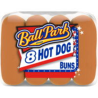 Ball Park White Hot Dog Buns, 8 count, 14 oz - 8 Each
