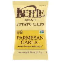 Kettle Potato Chips, Parmesan Garlic - 7.5 Ounce