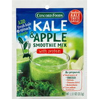 Concord Foods Smoothie Mix, Kale & Apple, with Protein - 1.11 Ounce