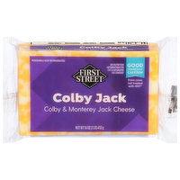 First Street Cheese, Colby Jack, 16 Ounce