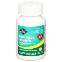 First Street Low Dose Aspirin, 81 mg, Tablets, 500 Each