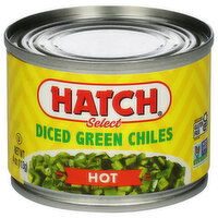 Hatch Green Chiles, Diced, Hot - 4 Ounce