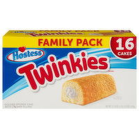 Hostess Sponge Cake, Golden, Family Pack - 16 Each