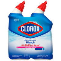 Clorox Toilet Bowl Cleaner, Bleach, 2 Pack - 2 Each