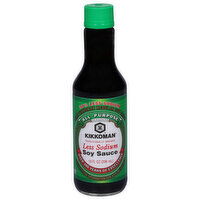 Kikkoman Soy Sauce, Less Sodium - 10 Fluid ounce