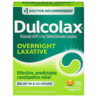 Dulcolax Overnight Laxative, Tablets - 25 Each