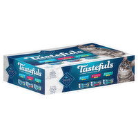 Blue Buffalo Food for Cats, Natural, Chicken Entree in Gravy/Fish and Shrimp Entree in Gravy/Tuna Entree in Gravy, Flaked, Adult, Variety Pack - 12 Each