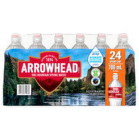 Arrowhead Spring Water, 100% Mountain - 24 Each