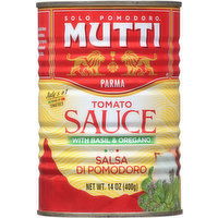 Mutti Tomato Sauce, with Basil & Oregano - 14 Ounce