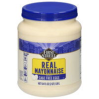 First Street Real Mayonnaise - 64 Fluid ounce