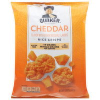 Quaker Rice Crisps, Cheddar Flavor - 6.06 Ounce